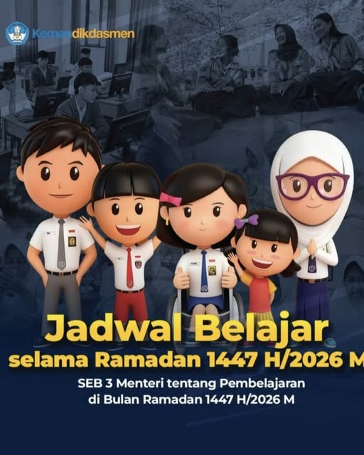 Jadwal Belajar Selama Bulan Ramadan 1447 H / 2026