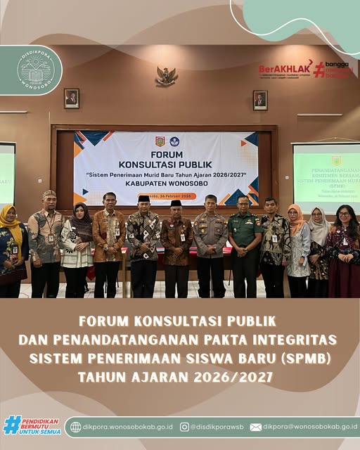FKP dan Penandatanganan Pakta Integritas Pelaksaan SPMB 2026/2027