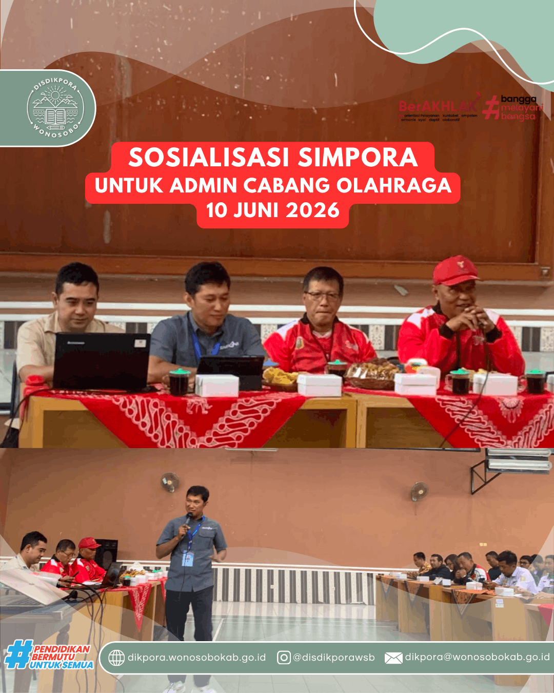 Sosialisasi SIMPORA untuk Admin Cabang Olahraga